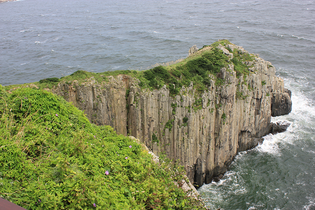 三山據點的柱狀節理